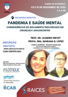 Pandemia e a saúde mental das crianças são temas de debate no ICHCA