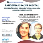 Pandemia e a saúde mental das crianças são temas de debate no ICHCA