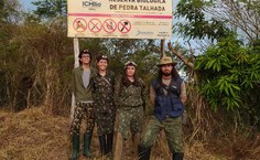 Da esquerda para direita: Matheus Ramos, Isaelly Martins, Aline de Melo e Marcos Dubeux