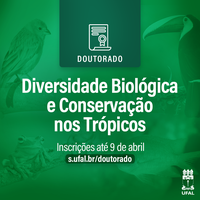 Inscrições abertas para doutorado em diversidade biológica e área ambiental