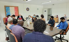 Reunião desta terça no gabinete do reitor Tonholo