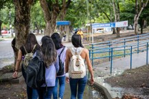 Campus A.C. Simões, em Maceió, volta a receber alunos e a ter o colorido que dá vida à Ufal - foto Renner Boldrino