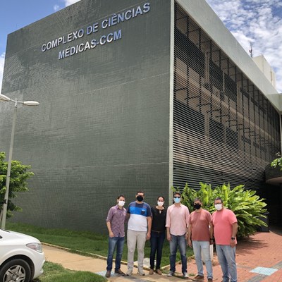 Comissão de professores da area da saúde em visita à Arapiraca