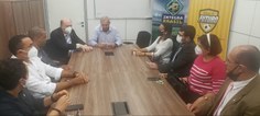 Reunião no Ministério da Cidadania, com a Secretaria Nacional de Futebol, também fez parte da agenda em Brasília