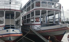 As embarcações Magnífica e Maravilhosa abrigam os expedicionários e laboratórios durante os 10 dias do evento