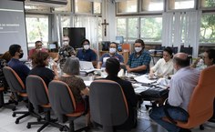 Reunião do reitor Josealdo Tonholo e equipe com a Fundaj