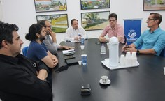 Reunião do prefeito Luciano Barbosa com os dirigentes da Ufal, da Uneal e do Ifal de Arapiraca /  Foto Davi Salsa