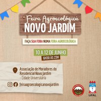 Fim de semana terá feira agroecológica na Cidade Universitária