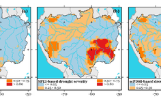 Mapas da severidade da seca na Amazonas, processados no QGIS