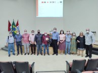 Aula inaugural no auditório da Reitoria, Campus A.C. Simões