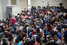 Aula inaugural no auditório da Reitoria, Campus A.C. Simões