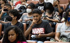 Aula inaugural no auditório da Reitoria, Campus A.C. Simões