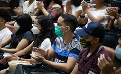Aula inaugural no auditório da Reitoria, Campus A.C. Simões