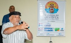 O poeta e cordelista Jorge Calheiros, patrimônio vivo de Alagoas desde 2011, emocionou o público com sua simplicidade e genialidade