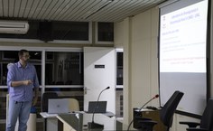 Professor Emiliano apresentou o Programa do Laboratório NB3 da Ufal