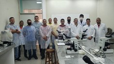 Atividades aconteceram no Laboratório de Microscopia do ICBS