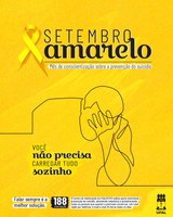 Setembro Amarelo: prevenção ao suicídio passa pela saúde mental