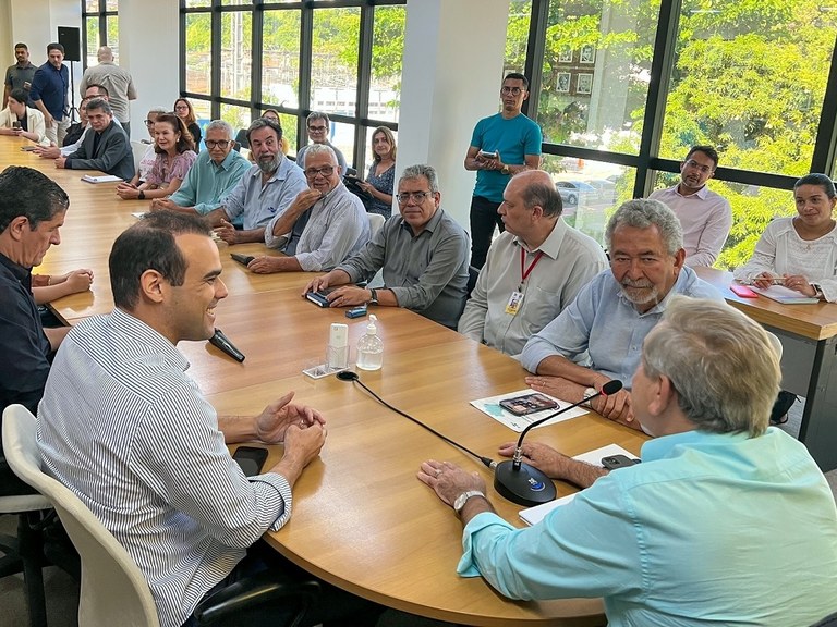 Reunião com o vice-governador Ronaldo Lessa