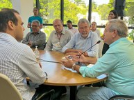 Reunião com o vice-governador Ronaldo Lessa