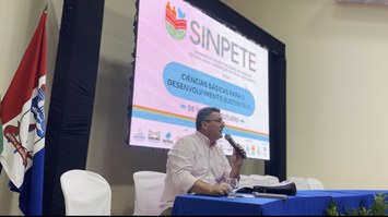 Discussão sobre ciência e conhecimento marca abertura da Sinpete 2023