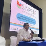 Discussão sobre ciência e conhecimento marca abertura da Sinpete 2023