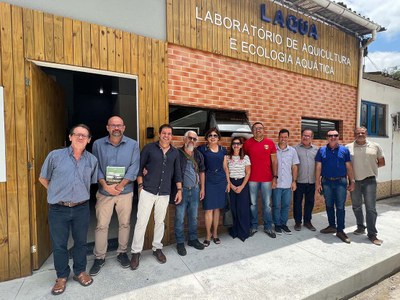 Gestores, comunidade acadêmica e parceiros compareceram à reinauguração do Laqua | nothing