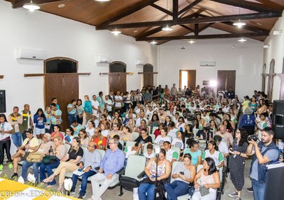 Centro Cultural Miguel Arcanjo ficou lotado para a abertura dos trabalhos da 6ª edição