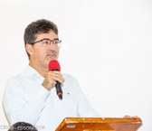 Paulo Faria, diretor de Aquicultura do Ministério da Pesca, representou a secretária Tereza Nelma na oportunidade