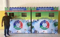 Pontos de Entrega Voluntária (PEV) também são doados aos municípios, através de parcerias