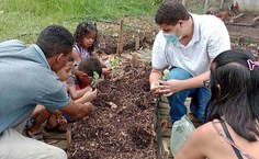 Crianças atendidas no projeto