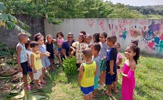 Crianças atendidas no projeto