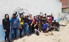 Atividade do projeto para a produção de adubos orgânicos por coleta seletiva doméstica