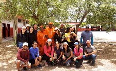 Atividade do projeto para a produção de adubos orgânicos por coleta seletiva doméstica