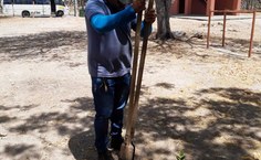 Atividade do projeto para a produção de adubos orgânicos por coleta seletiva doméstica