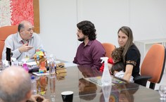 Professor Diego e a esposa