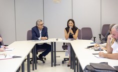 Reunião com a nova gestão da ANA em janeiro. Foto: Jonilson Lima/ANA