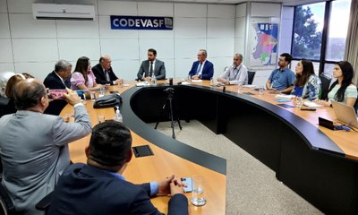 Reunião na ANA, em Brasília (Foto: Jonilson Lima/ANA)