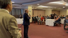 Presidente da Andifes, reitor Ricardo Fonseca, conduziu os trabalhos durante o evento e agradeceu o apoio dos parlamentares