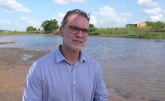 Rodrigo Marques, gerente da Codevasf, visitou o canal e avaliou as etapas do projeto