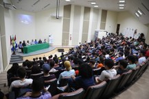 Lançamento do projeto Edge Academy no auditório da Reitoria