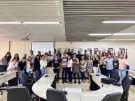 Parte da equipe de pesquisadores da 6ª Expedição