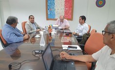 Deputado Inácio Loiola (2º à esq.) garante apoio político aos projetos apresentados pelo professor Emerson Soares