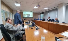 Professor Maurício Lamano Ferreira durante apresentação do projeto ao Ministério do Meio Ambiente