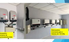 Miniusina solar da Ufal no Campus A. C. Simões