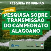 Pesquisa da Ufal quer saber opinião de torcedores sobre Campeonato Alagoano