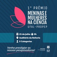 Ufal cria prêmio para inclusão de mulheres e meninas na ciência
