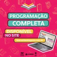 10ª Bienal Internacional do Livro de Alagoas divulga programação oficial