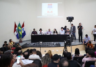 Último debate entre os candidatos à Reitoria da Ufal, realizado na última terça (25), no auditório da Reitoria no Campus A.C. Simões