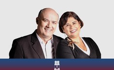 Integrantes da Chapa 2 - Avança Ufal: professor Josealdo Tonholo e professora Eliane Cavalcanti