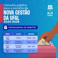 Consulta à comunidade: comissão divulga calendário de debates entre chapas